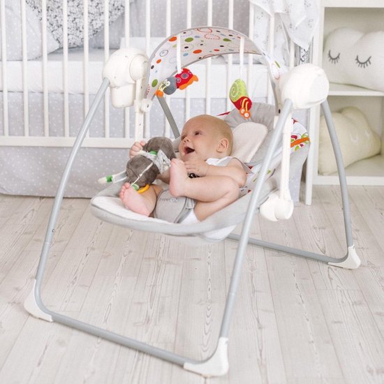 Bol Com Baby Swing Babyschommel Freeon Grijs