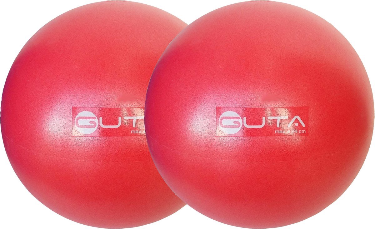 Guta Softy Fanty Trefbal 24 cm - Rood - 2 stuks