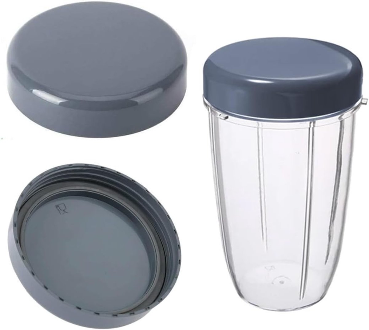Spare Parts Citrus Juicer Set - 2 Resealable Lids with Rubber Seal for 600W and 900W Models