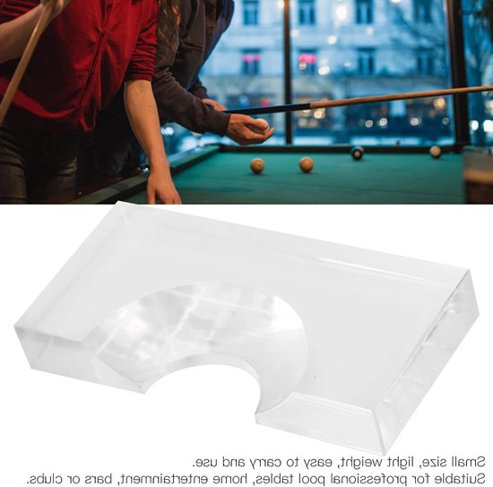 Allecto - Snookerbalhouder - Professionele biljartbalmarker - Transparant acryl - Ideaal voor thuis - Geschikt voor snooker en pool van Allecto — afbeelding 5