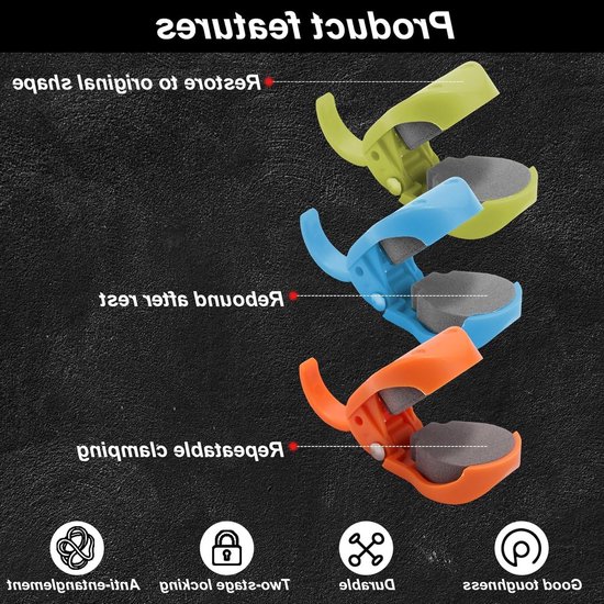 Multifunctionele Rod Holders - 4 Stuks Draagbare Plastic Steunen voor Vissen, Geschikt voor Diverse Hengelgroottes en Perfect voor Strandgebruik — afbeelding 2