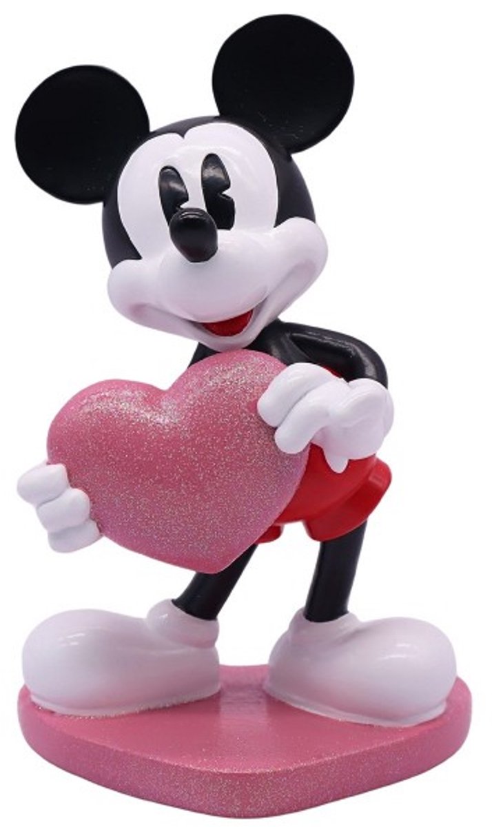 Disney Home 3D Statue - Mickey Mouse With Heart meerkleurig