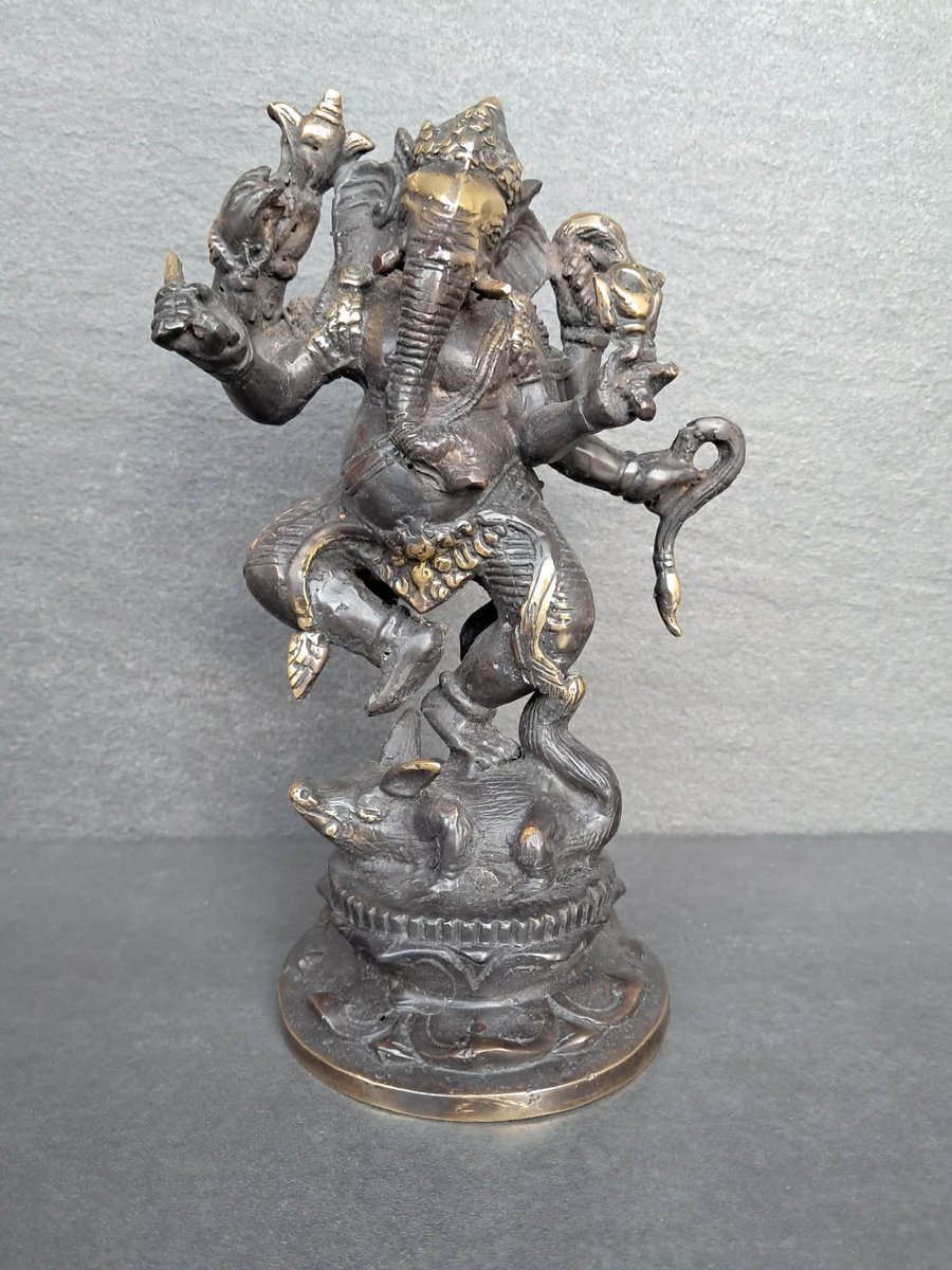 Statue en bronze de Ganesh/Ganapati/Asie