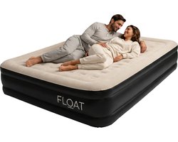 Tweepersoons luchtbed met ingebouwde pomp - 198x152x38 cm - Zelfopblazend 2 persoons luchtmatras - Logeerbed Queen - FLOAT NimbusRest