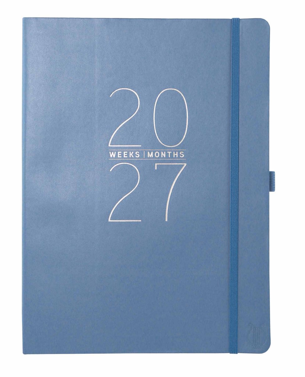 Agenda 2027 Volwassenen – A4 A5 18-maanden agenda – Classic Blue Agenda L 2026-2027 – Weekplanner