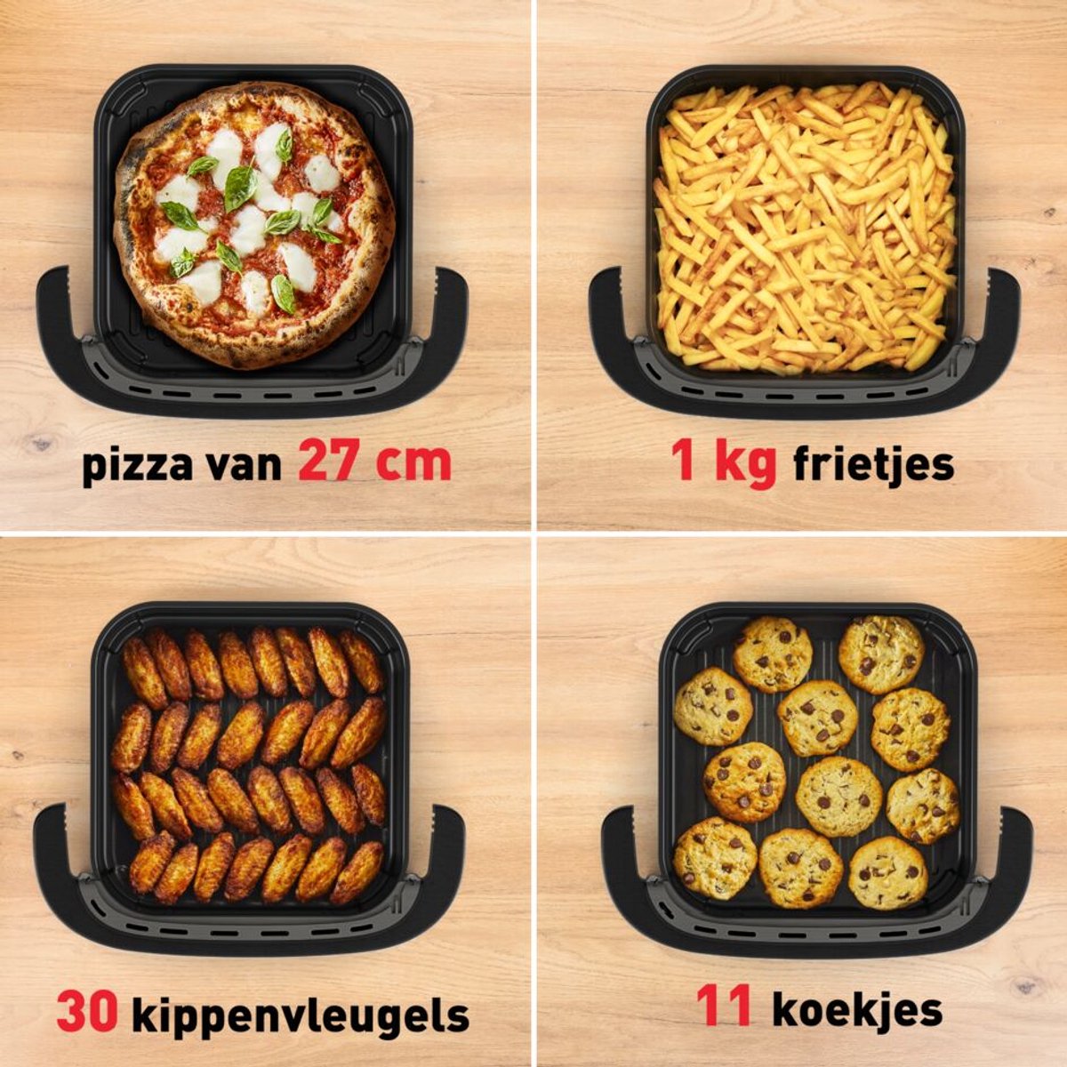 Tefal Easy Fry XL Surface FW4018 - Airfryer - 4L - Voor Pizza - XL Formaat - Voor 4 Personen — afbeelding 5