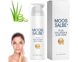 Plus Moss Zalf - Anti-Rimpel Crème - Actieve Huidherstel - Gezichtsverzorging - Natuurlijk Gist - Hydraterende Gezichtscrème - Beste Testwinnaar