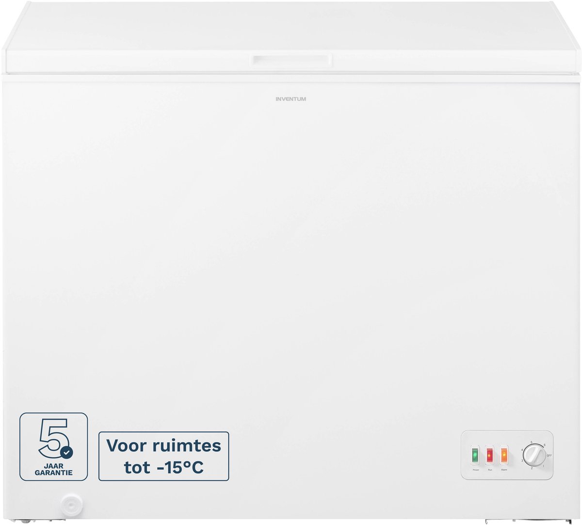 Bol.com Inventum VK1285W Low Frost energiezuinige grote vrieskist - 300 liter - 128,5 cm breed - Energielabel C - Geschikt voor ... aanbieding