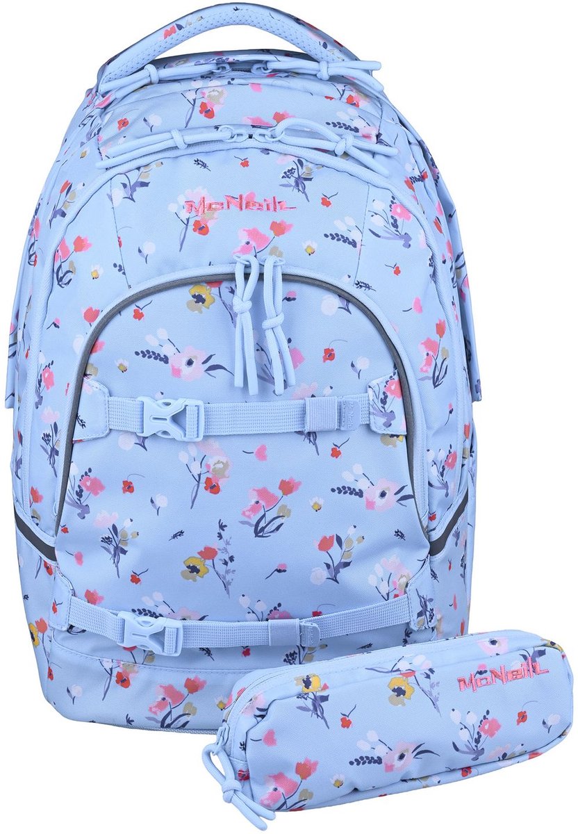 McNeill schoolrugzak Milo School Backpack Provence Lichtblauw