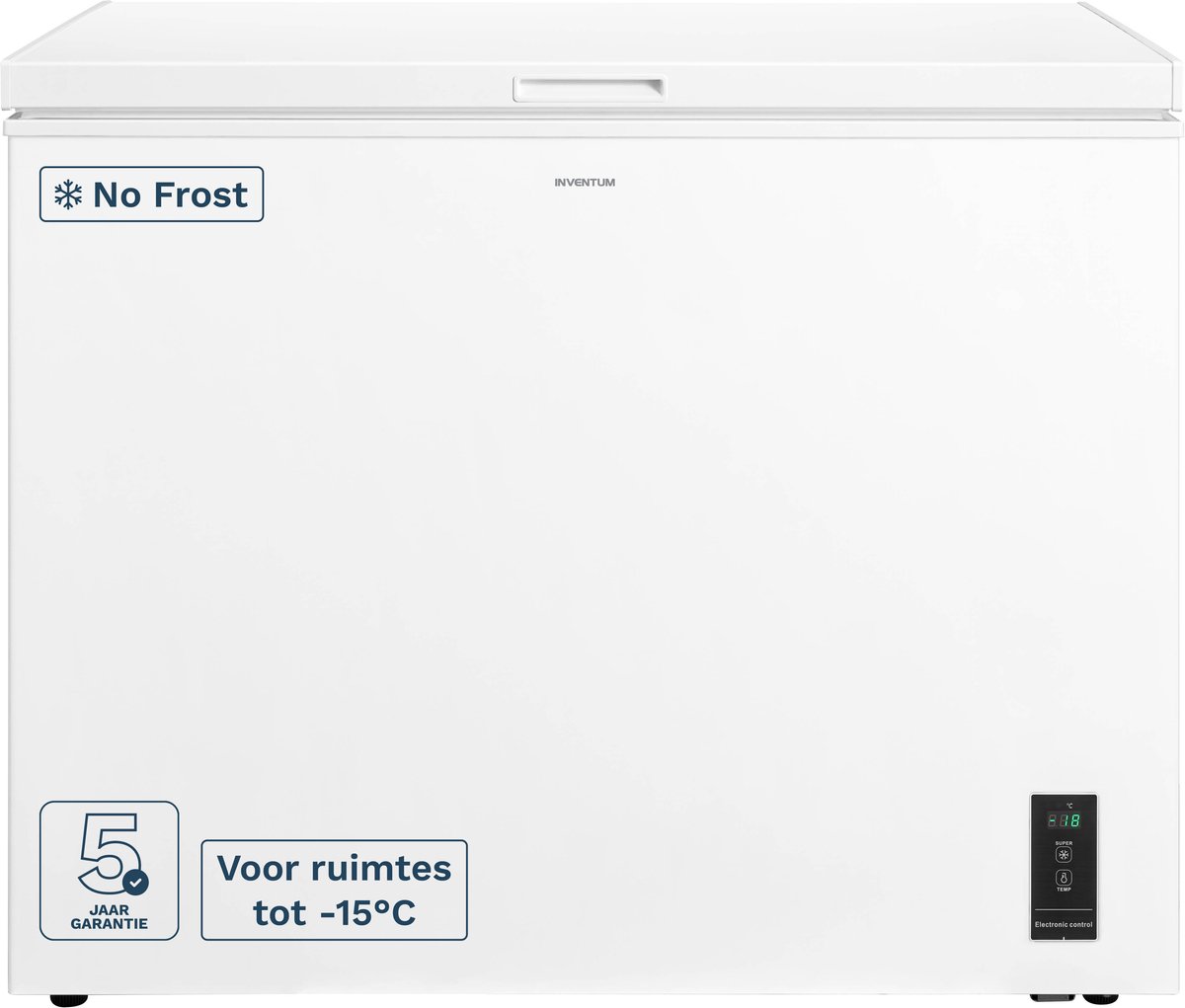 Bol.com Inventum VK980W No Frost vrieskist - 233 liter - 98,6 cm breed - Supervriezen - Geschikt voor garage tot -15°C - Digital... aanbieding