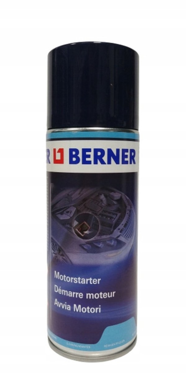 Berner - Motorstarter - 400ml - Voor Benzine- en Dieselmotoren - Zuur- en Roestbestendig