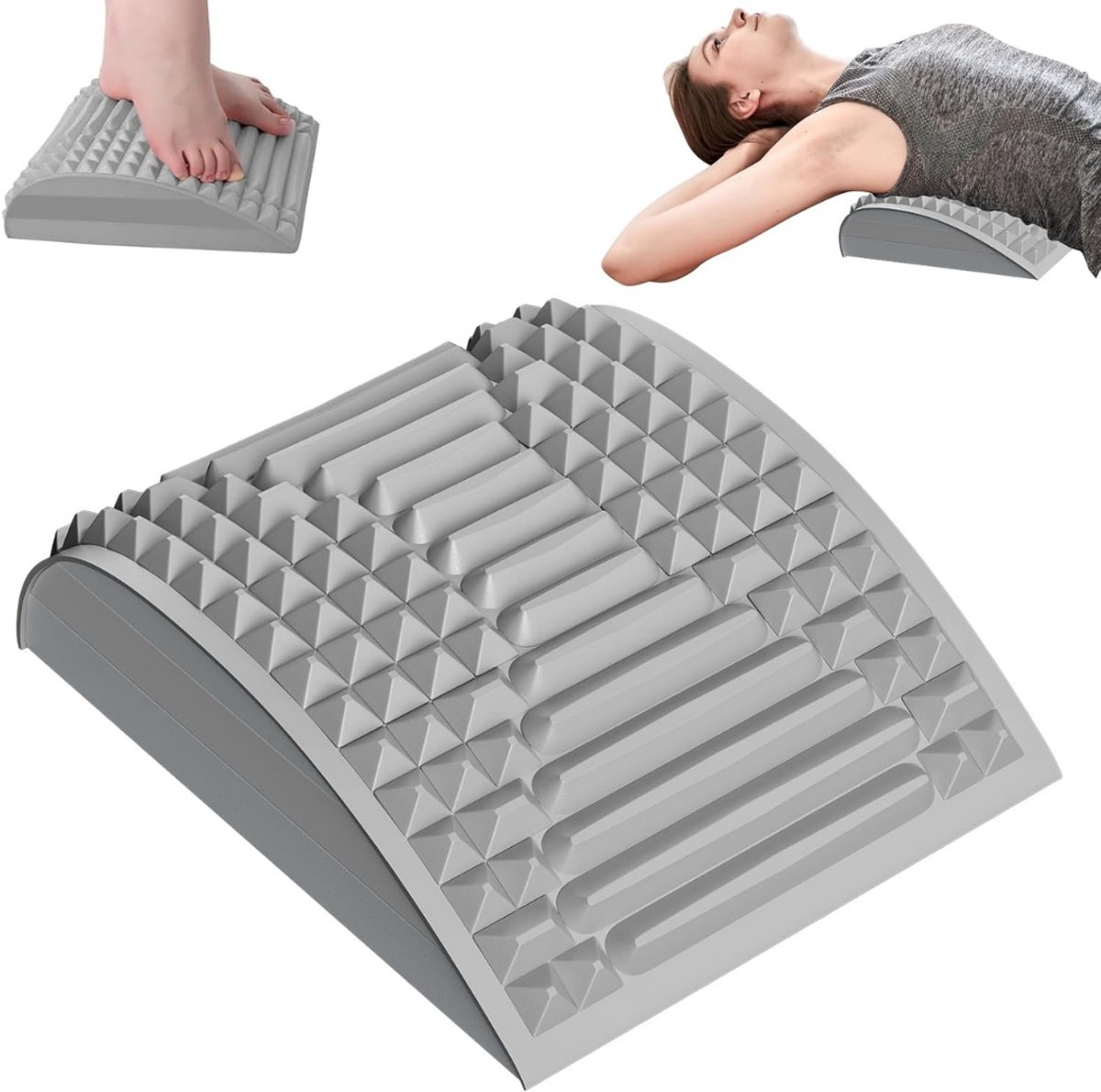 HEZIVO® Backstrechtcher - Bij Rugklachten - Tegen Rugpijn - Rugmassage - Drukpuntmassage
