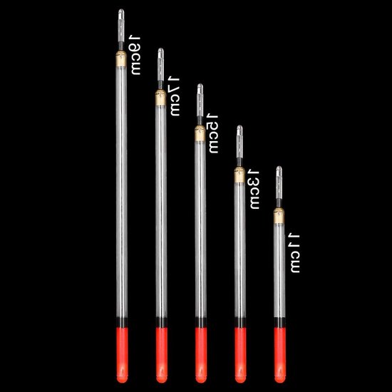 20 Stuks Vissen Dobbers in Diverse Maten - Heldere Waggler Dobbers voor Coarse Fishing, Drijfvermogen en Precisie — afbeelding 5