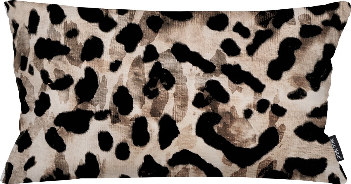 Melli Mello - Most Wanted Sierkussen - 30x50 cm - Velvet - Luipaardprint - Klein