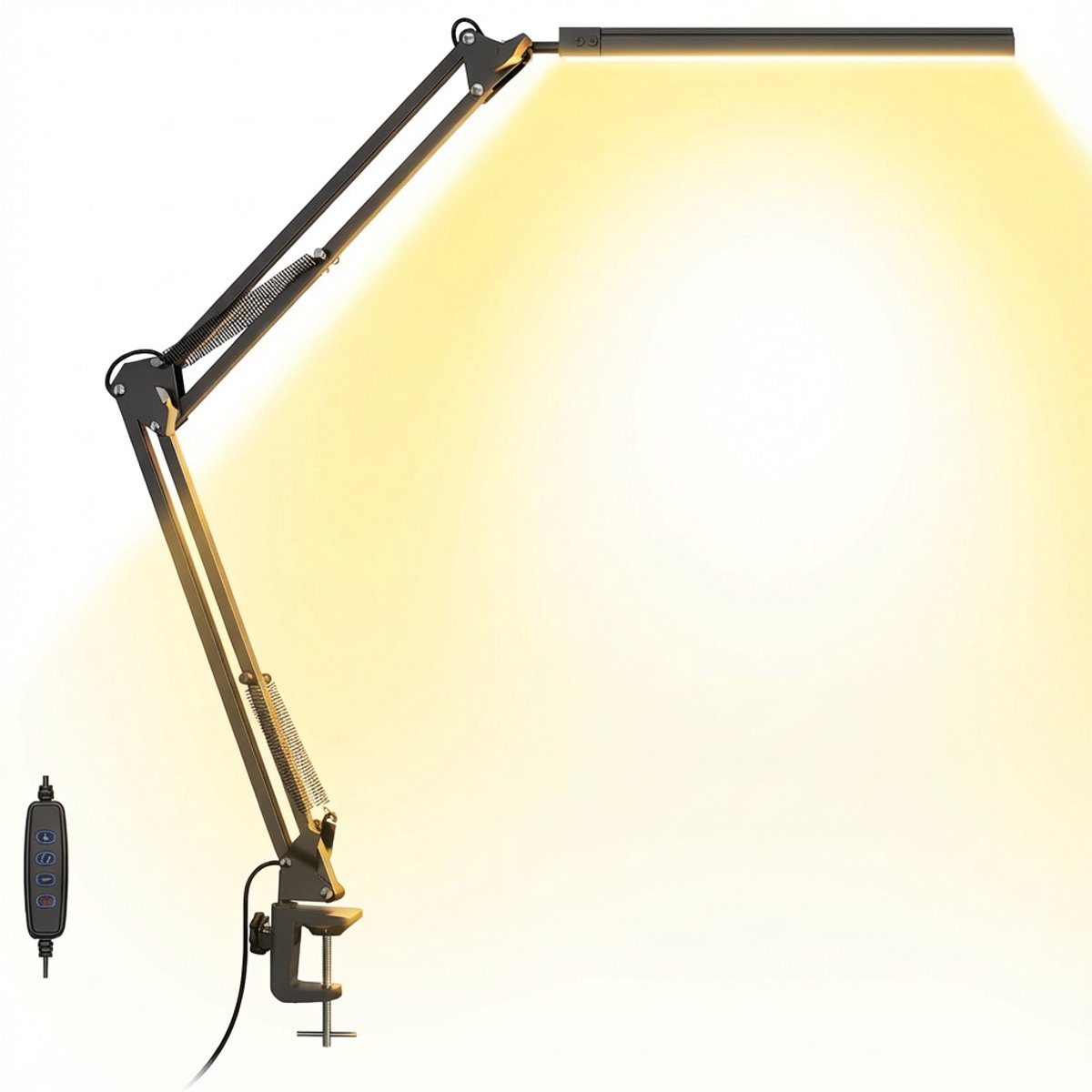 Vesfy LED Bureaulamp met Klem - Dimbaar