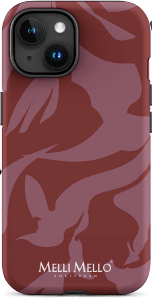 Melli Mello Telefoonhoesje Crimson Wave (Tough Case) - Apple iPhone 15