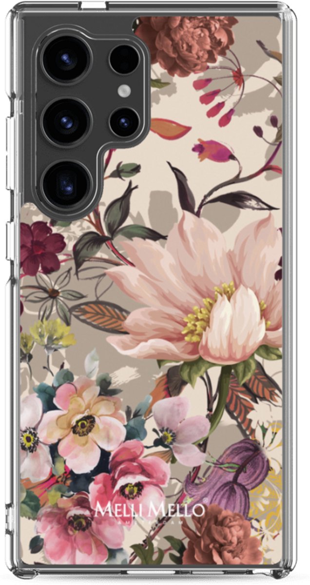 Melli Mello Telefoonhoesje Vintage Palm (Soft case) - Samsung Galaxy S24 Ultra