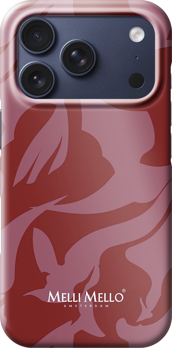Melli Mello Telefoonhoesje Crimson Wave (Hard Case) - Apple iPhone Xs