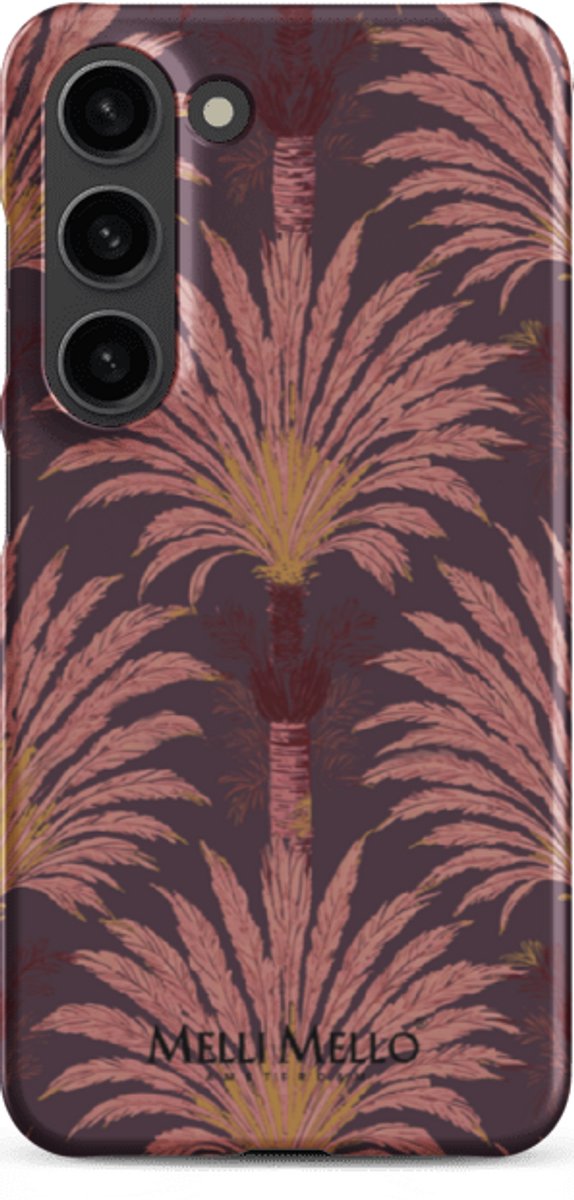 Melli Mello Telefoonhoesje Crimson Palm (Hard Case) - Samsung Galaxy S23