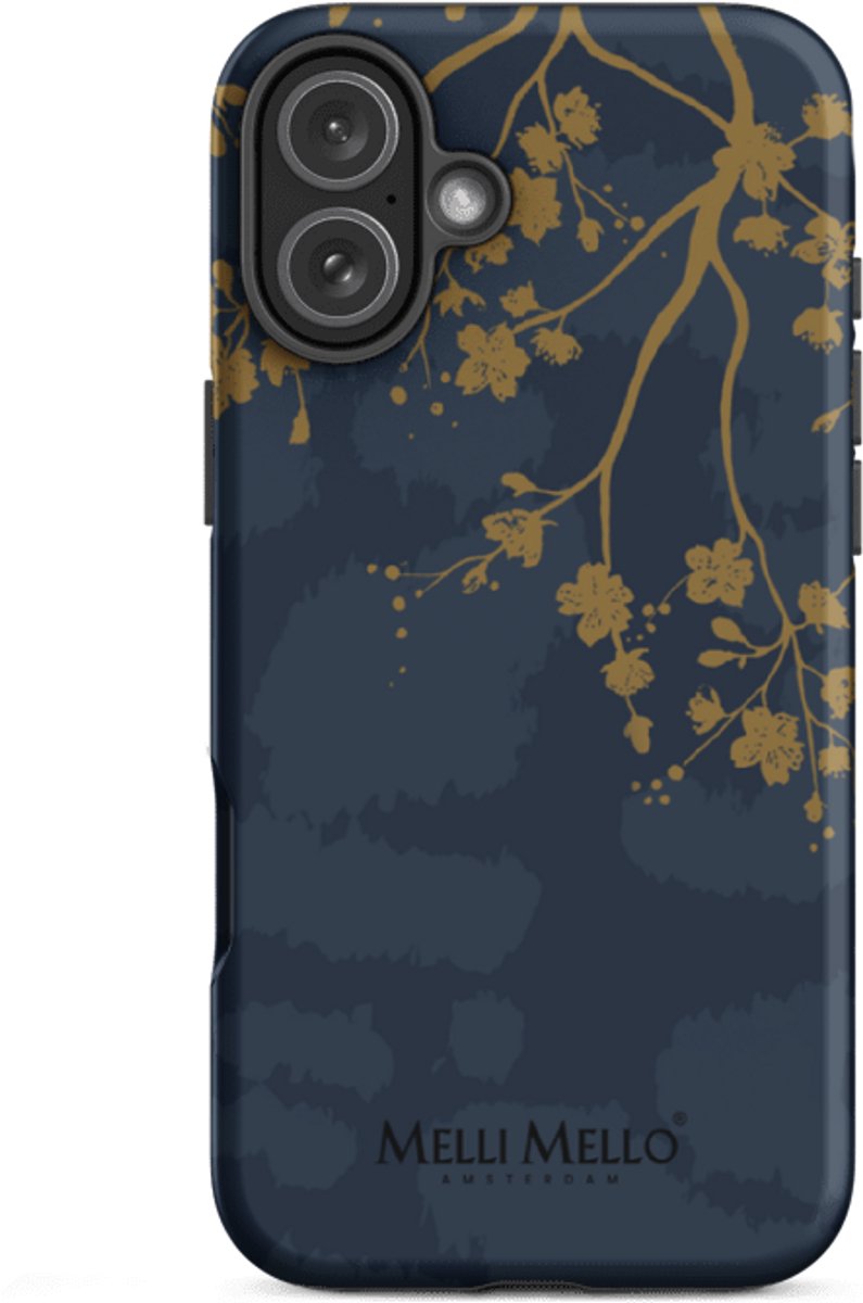 Melli Mello Telefoonhoesje Golden Branch (Tough Case) - Apple iPhone 16 Plus