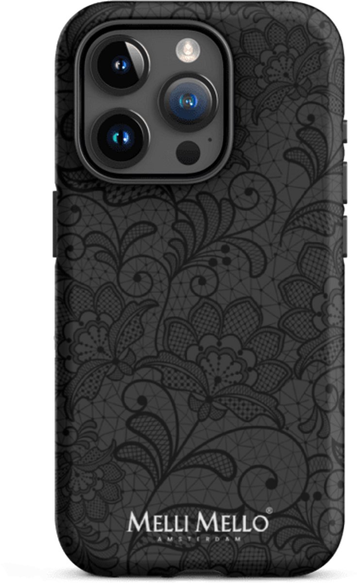 Melli Mello Telefoonhoesje Midnight Lace (Tough Case) - Apple iPhone 15 Pro