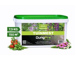DungPro Organische Tuinmest 7,5 kg – Geschikt voor 150 m² – Voor Sterke Planten & Gezonde Borders – Tuinmeststof – Stimuleert Groei & Bloei