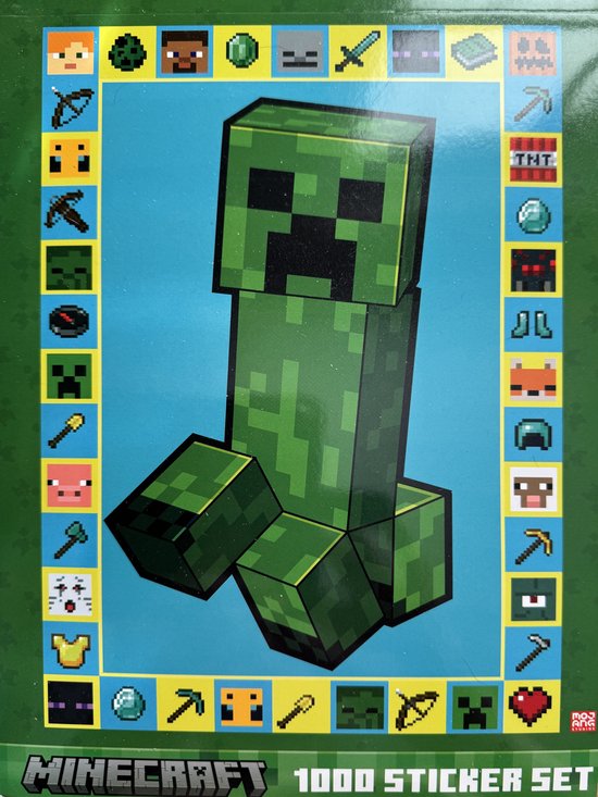 Minecraft stickerboek - 1000 Stickers! - Minecraft stickerboek - Disney ...