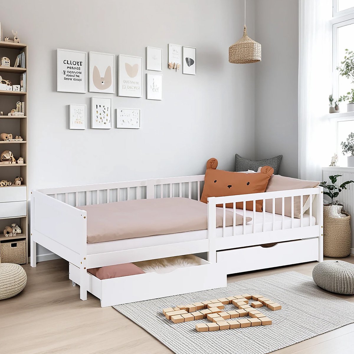Homestyle4u Homestyle4u 90x200 Kinderbed - afbeelding 5