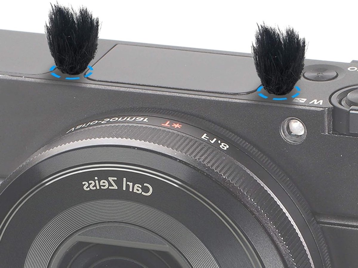 Camera Microfoon Windschuim, 10 Stuks Dons Wind Muff voor Digitale Compactcamera's, Bescherming tegen Windgeluiden voor Buitenopnames