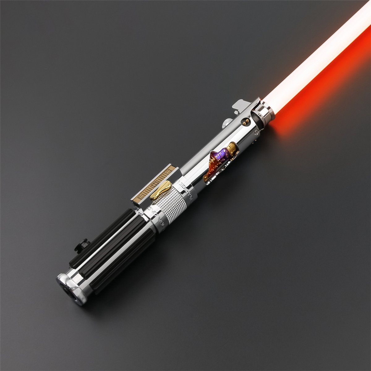 Raddsaber Star Wars Lightsaber Knightfall NEW GEN! 2026 - Bluetooth app - Stalen Lichtzwaard - (SN Pixel) 12 multi colors - Flash on clash - Zwaai geluid- ignition Effects/beweging