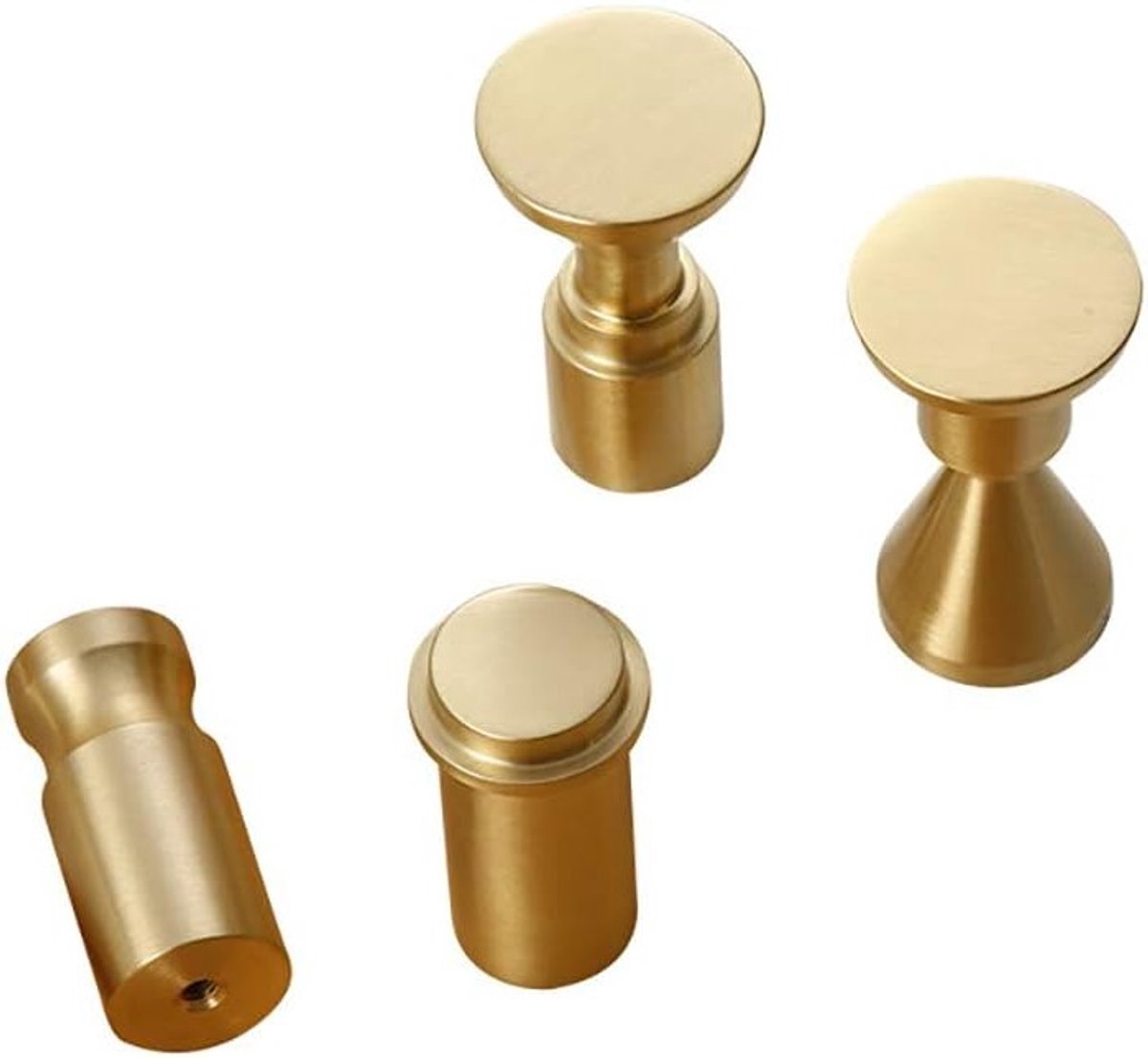 Stevige Kledinghaken van Messing 30x52x16mm - Set van 4 Deurknoppen voor Raamdecoratie en Interieuraccessoires
