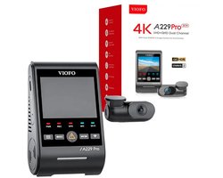 VIOFO A229 Pro 2CH - 4K Dual Dashcam - Met gratis cpl Filter in verpakking