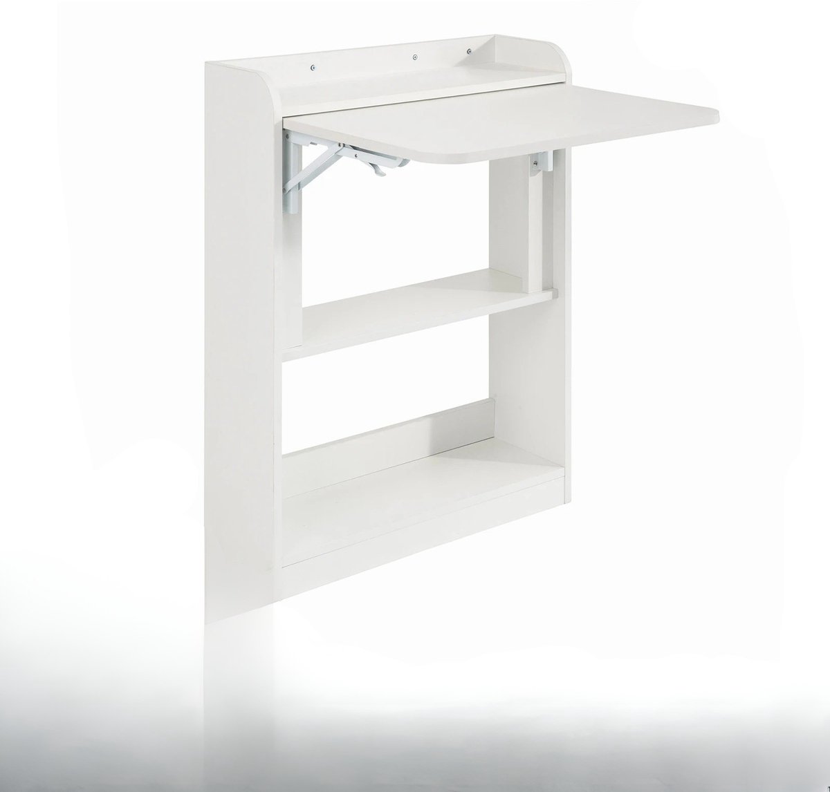 Mosh Stories Opvouwbaar Computerbureau – Ruimtebesparend bureau – Modern MDF Bureau voor Kleine Ruimtes - Wandtafel - Uitklapbaar