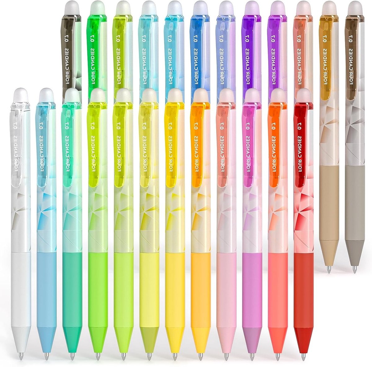 Erasable Pen Set met 24 Stuks - Perfect voor School, Kantoor en Creatief Schrijven
