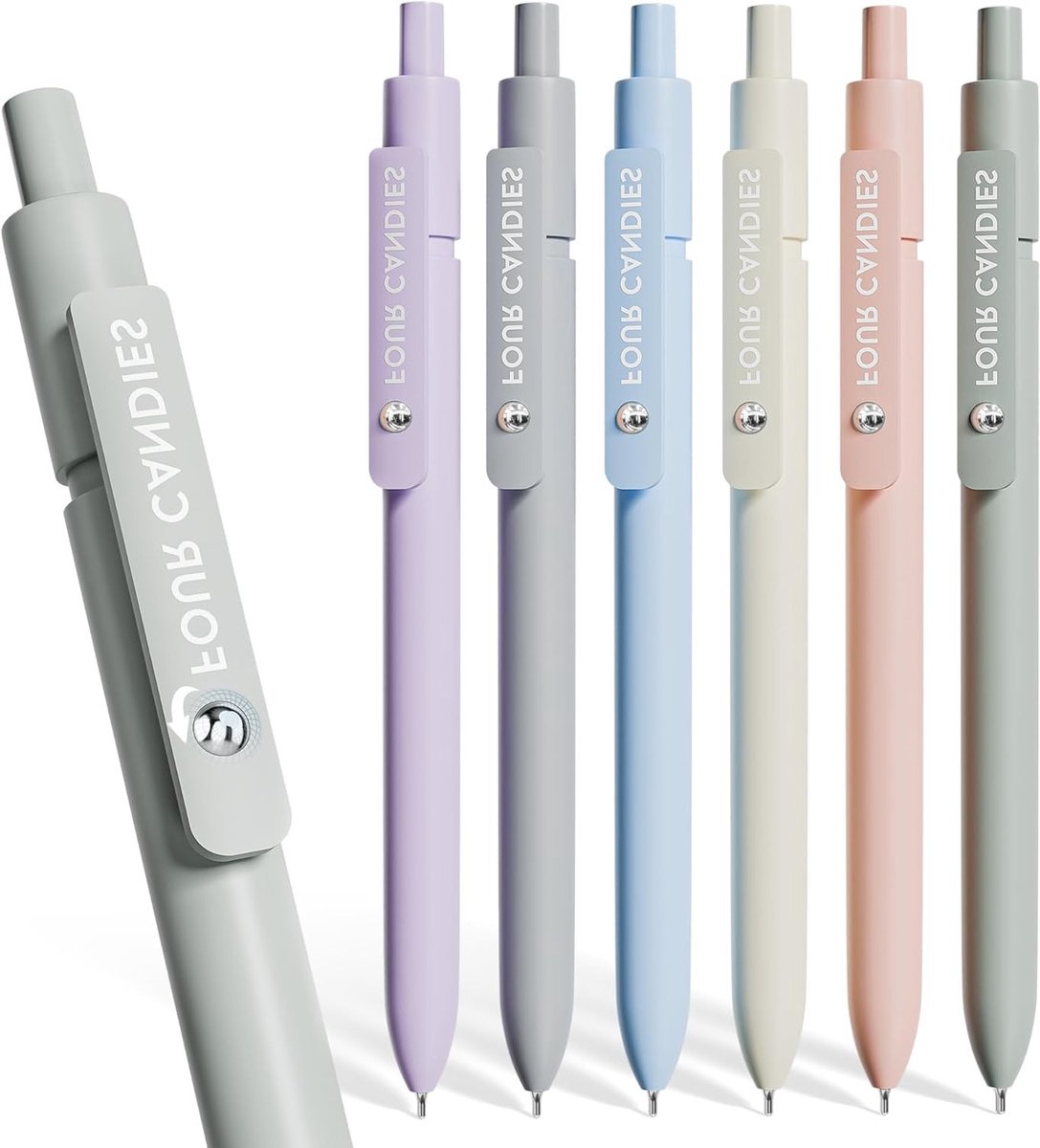 Kleurige gelpennen met 0.5mm punt - Set van 6, ideaal voor tekenen, schrijven en creatief werk
