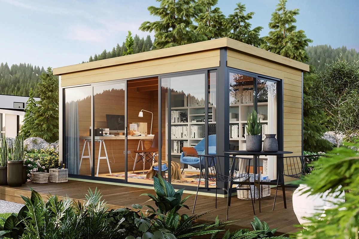 Bol.com Tuinkantoor Domeo 4 418 x 322 cm aanbieding