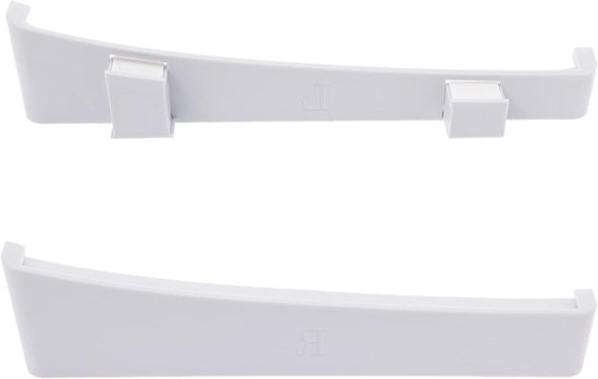 Set van 2 Horizontale Steunen voor PlayStation 5 - Basisstandaard met Antislipmatten voor Disc en Digitale Consoles in Wit — afbeelding 4