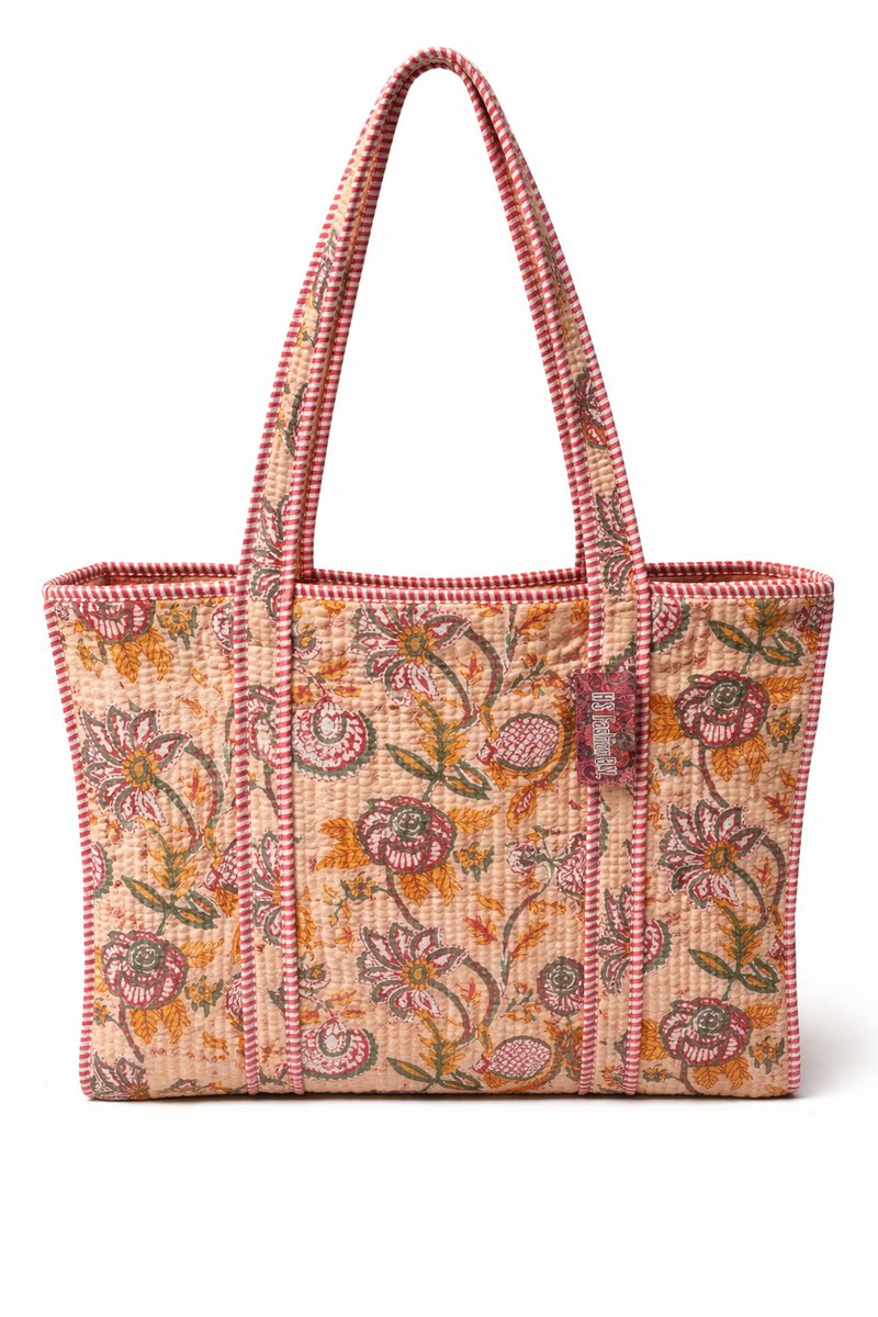 HS Shopper - Flower - Stijlvolle Dames Accessoire - Ruime Indeling