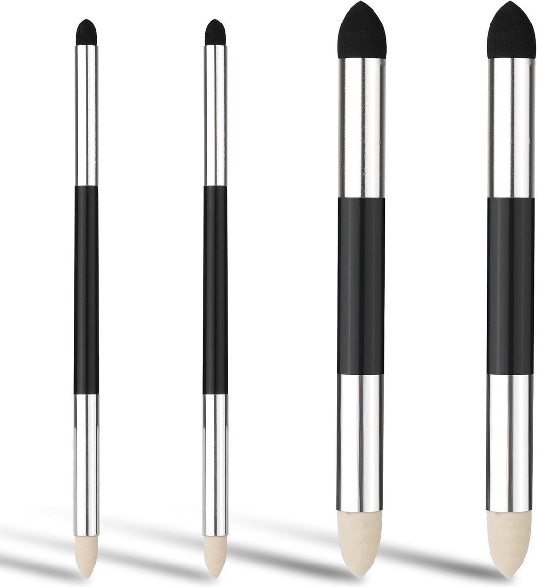 Tekenaccessoires Set van 4, Witte Gum Pen, Dubbelzijdig en Wasbaar, Perfect voor Kunstenaars en Studenten, Ideaal voor Schetsen en Creatief Werk