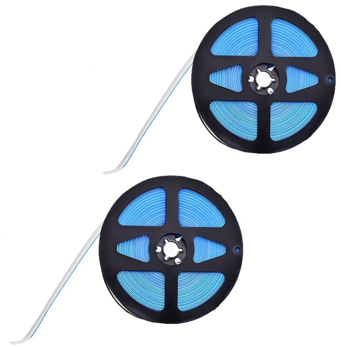 Set van 2 Waterdichte Zelfklevende Sealing Tape (6 m x 8 mm) voor Flexibele Mouldings, Tegelrand en Keukenafwerkingen