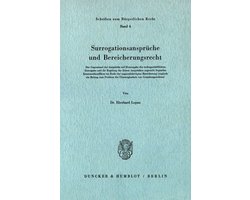 Surrogationsansprüche und Bereicherungsrecht