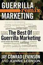 Boekomslag van "Best Of Guerrilla Marketing: Guerrilla Marketing Remix" met camouflagepatroon en de titels in grote letters.