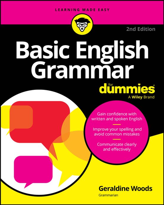 Basic English Grammar For Dummies - cover
