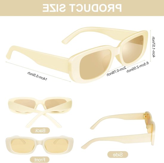 Retro Hartvormige Zonnebril Set van 2 - Cat Eye Zonnebrillen met UV400 Bescherming voor Kinderen en Volwassenen, Perfect voor Feesten en Foto Shoots van Merkloos — afbeelding 2