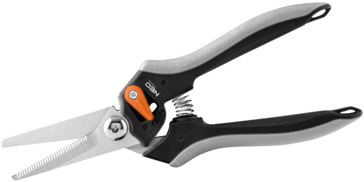 NEO TOOLS 15-208 - Universele Handsekteur - Regelbare Bladopening - Ergonomische Handgreep