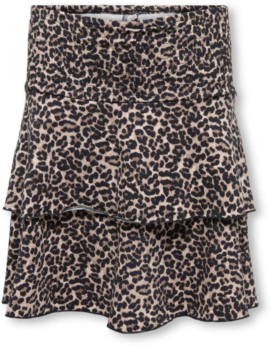 Only Girls - Skort - Rok - KOGSIDA - Panterprint - Maat 134