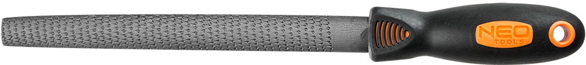 NEO Serie - Halfronde Houtvijl - 200 mm - Ergonomische Handgreep - T12 Gelegeerd Staal