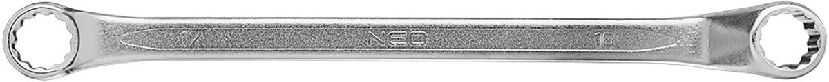NEO Klucz Oczkowy - Sleutel - 16 x 17 mm - DIN 838 - Chroom-Vanadium