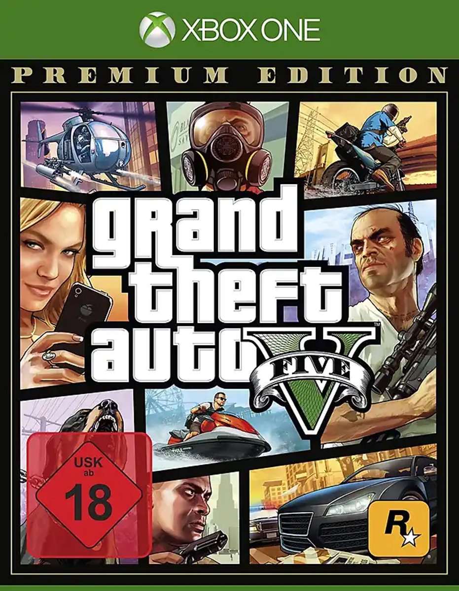 Rockstar Games Grand Theft Auto V : Édition Premium Online Xbox One