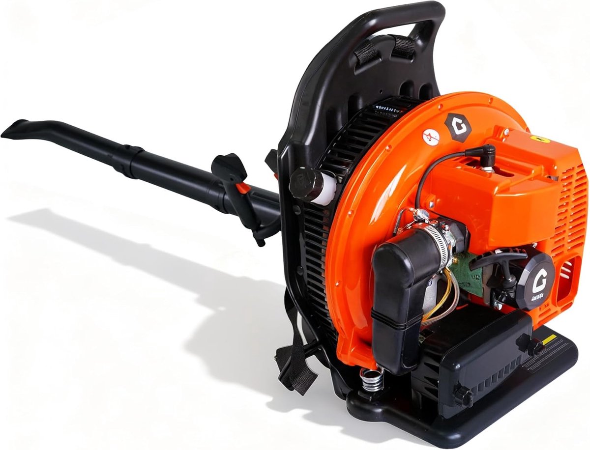Professionele Benzine Rugbladblazer - 66cc Motor - Extreme Blaaskracht (515 km/u) - Ruggedragen Bladblazer - Sneeuwblazer